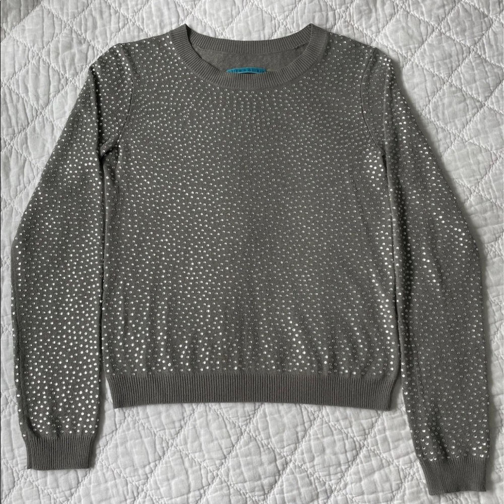 Gossip Girl- Alice & Olivia Designer Rhinestone Cashmere Sweater